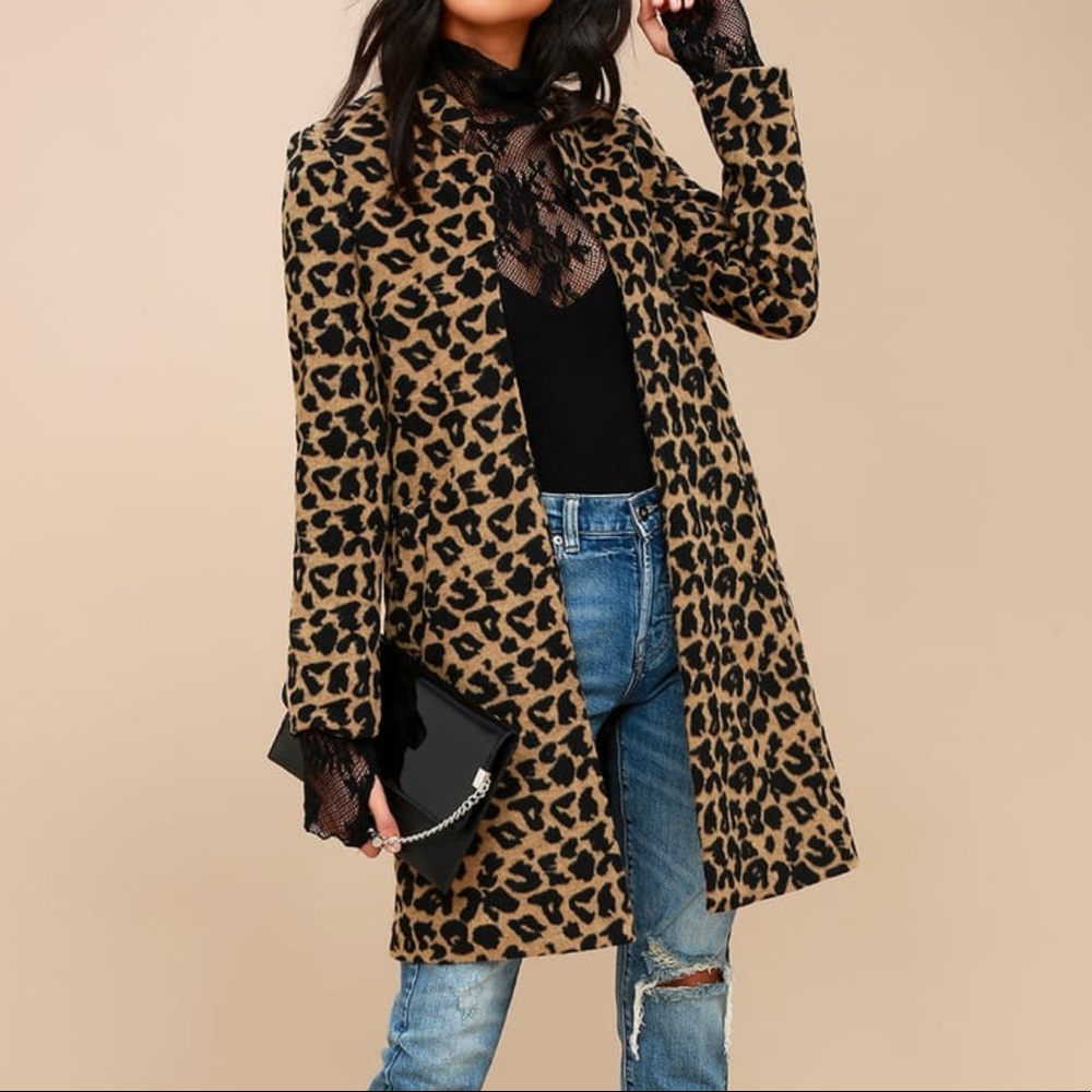 Lulu's Leopard Print Coat